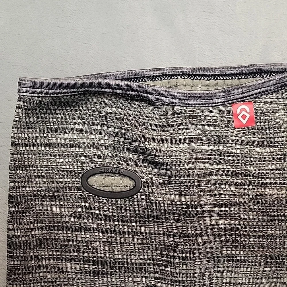 Airhole Neck Gaiter Men M/L Gray Space Dye Fleece Lined‎ Winter Snowboard Ski